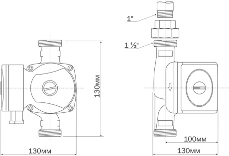 Купить Циркуляционный насос Aquario PRIME-B1-256-130 фото №8