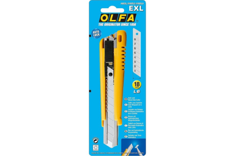 Купить Нож OLFA с выдвижным лезвием 18 мм OL-EXL фото №3