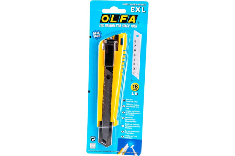 Купить Нож OLFA с выдвижным лезвием 18 мм OL-EXL фото №7