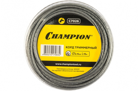 Купить Леска CHAMPION Round Pro 2,4*15 м   C7026 фото №1