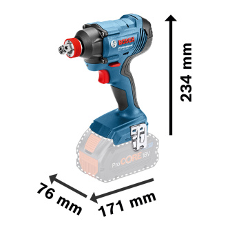 Купить Гайковерт аккумуляторный BOSCH GDX 180-LI, 2x2.0 Ач фото №5